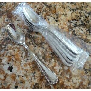 Fortessa Grand Rialto 6 Teaspoons 5 7/8" Glossy 18/10 Stainless Steel
